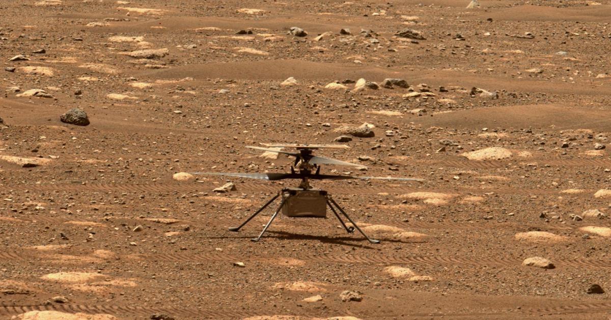 nasa mars helicopter first flight