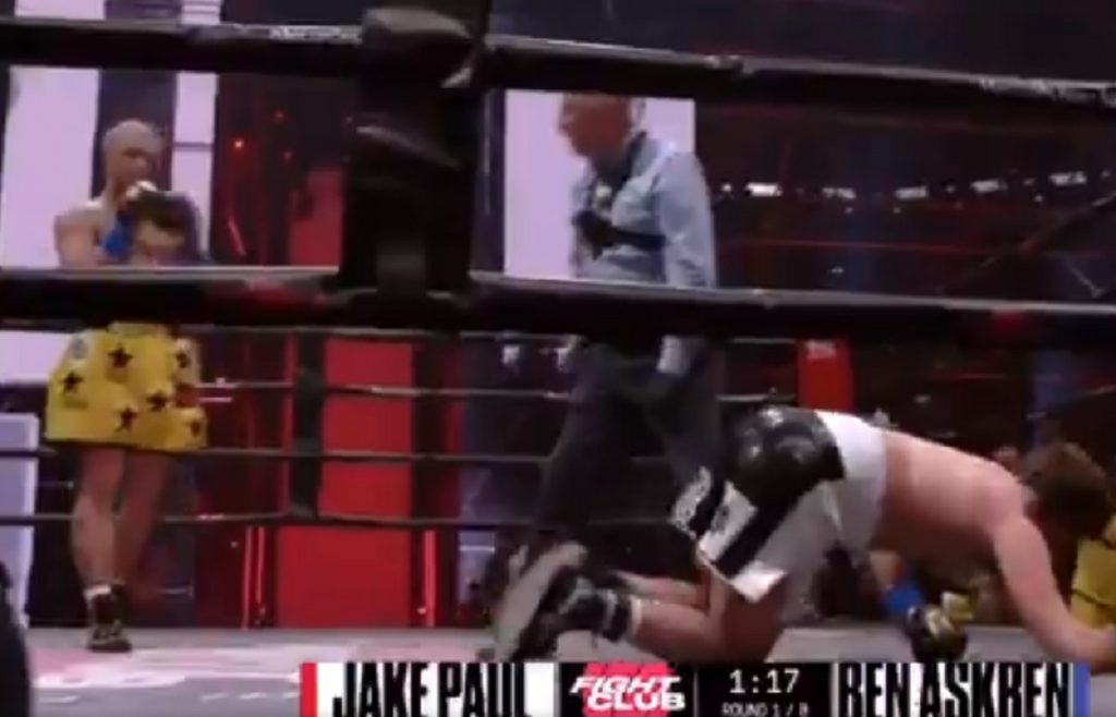 Box.  Shock and shame!  YouTube hit an MMA star