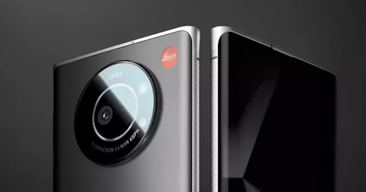 Leica has its own smartphone.  It's the renamed Sharp Aquos R6
