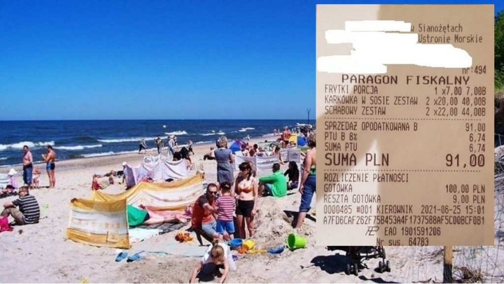 Are seaside horror receipts fake?  We checked what prices really are on the Baltic Sea