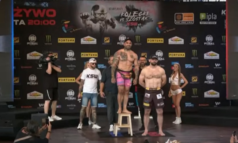 KSW 62. An abnormal condition of weight.  Kozaki is reluctant to make fun of him