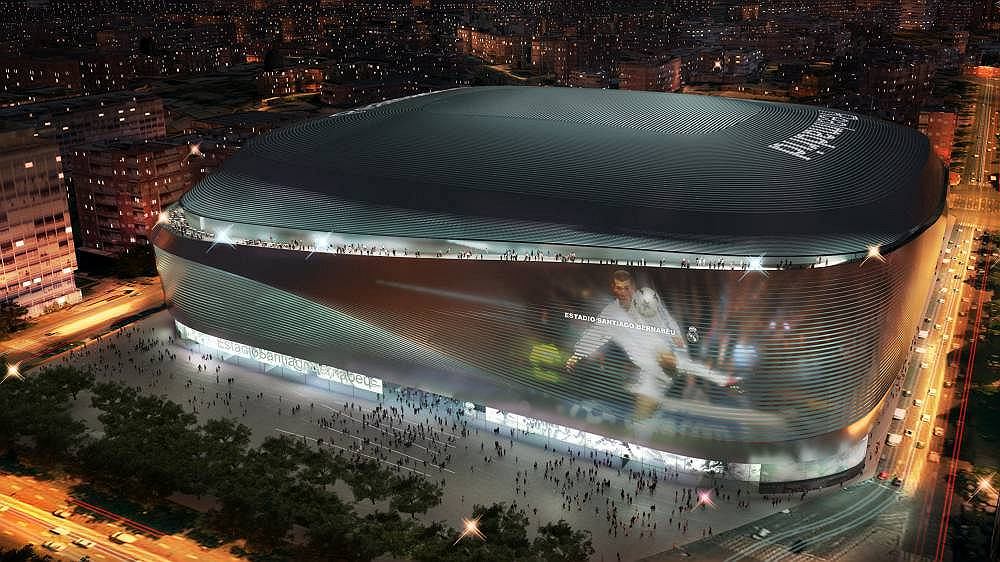 Officially: Real Madrid will play at the new stadium.  The club gave the football date