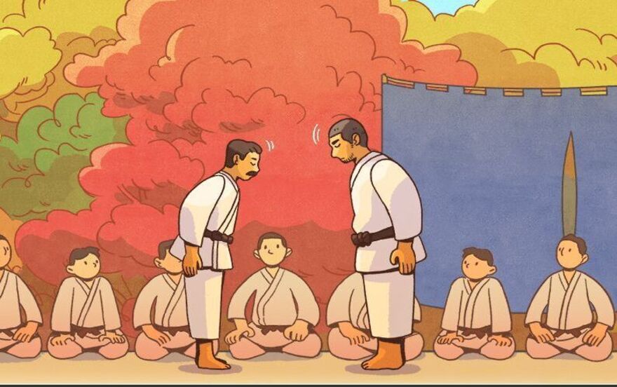 Kanō Jigorō könnte heute 161. Geburtstag feiern. Google ehrt den Vater des Judo-Sports mit einem animierten Doodle.