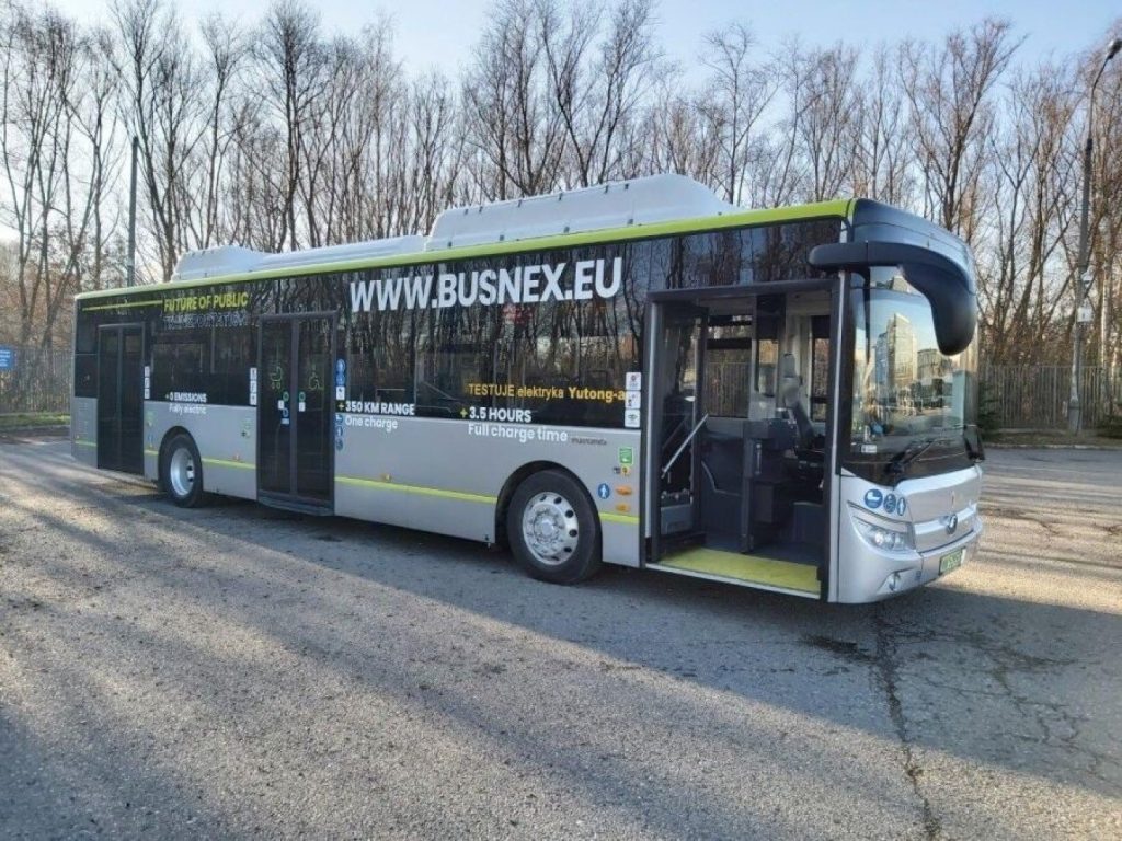 Krakow.  MPK tests electric bus from Chinese factory