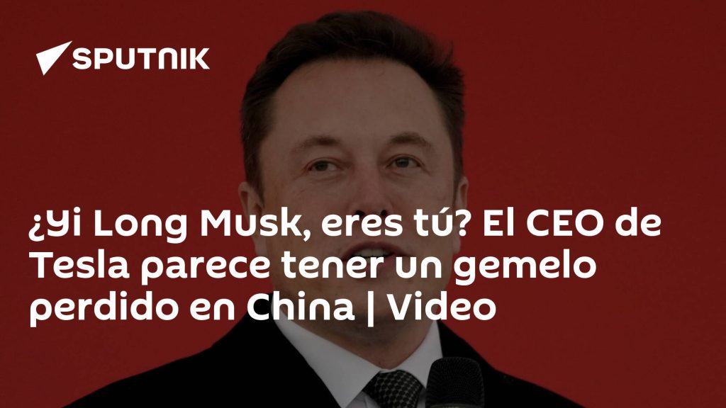 Ye Long Musk, is that you?  Tesla CEO appears to have a missing twin in China |  Video