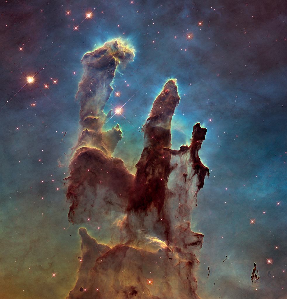 'Creative Pillars' in the Eagle Nebula