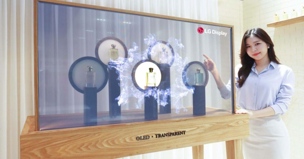 LG Display introduces its transparent screens