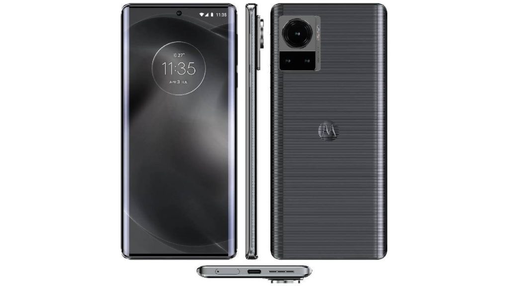 The Motorola Frontier and its 194MP camera appear in a new rendering