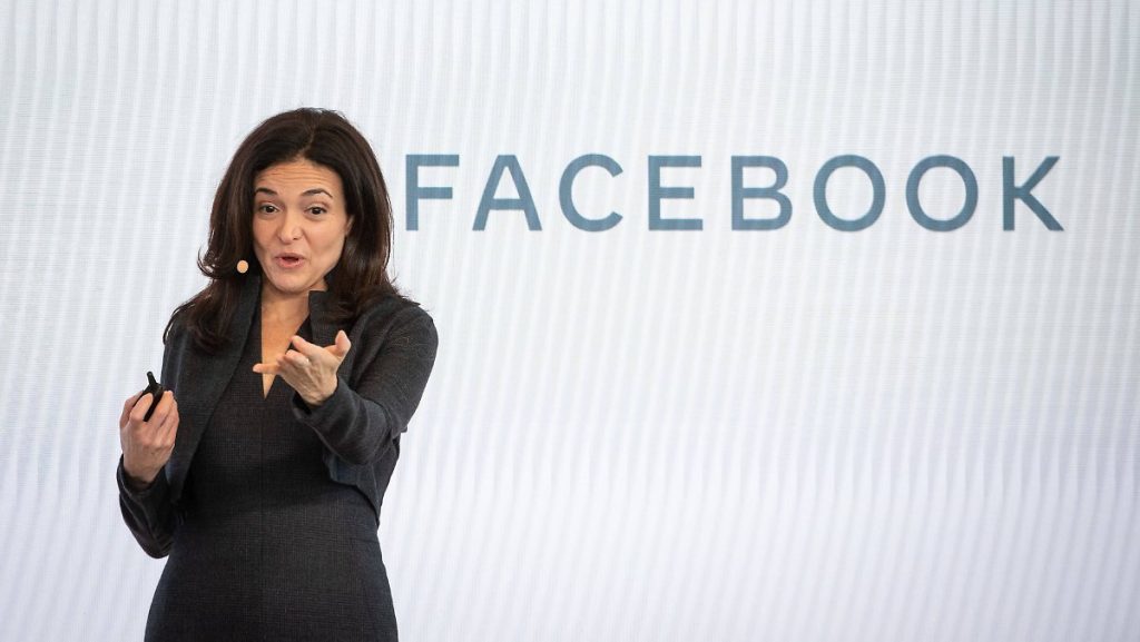 Co-CEO since 2008: Sheryl Sandberg left a Meta group on Facebook